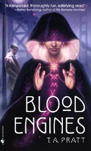 Cubierta de Blood engines, Spectra Books, 2007